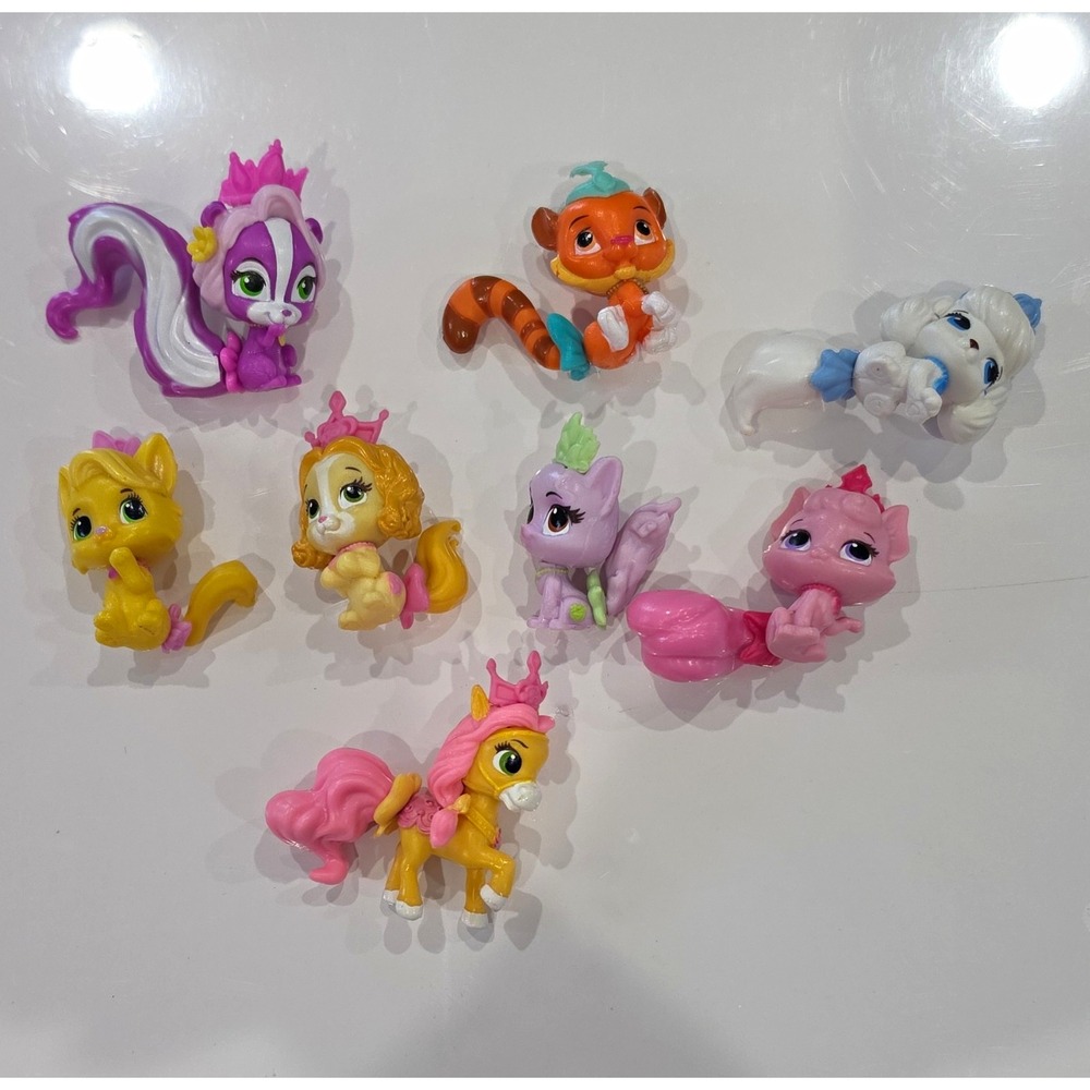 Disney Princess Palace Pets  Mini Figures Lot of 6 Assorted Animals Very Cute
